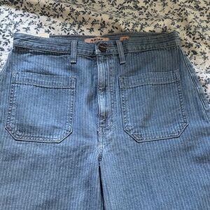 Ariat Wide leg Striped Blue Denim Jeans
